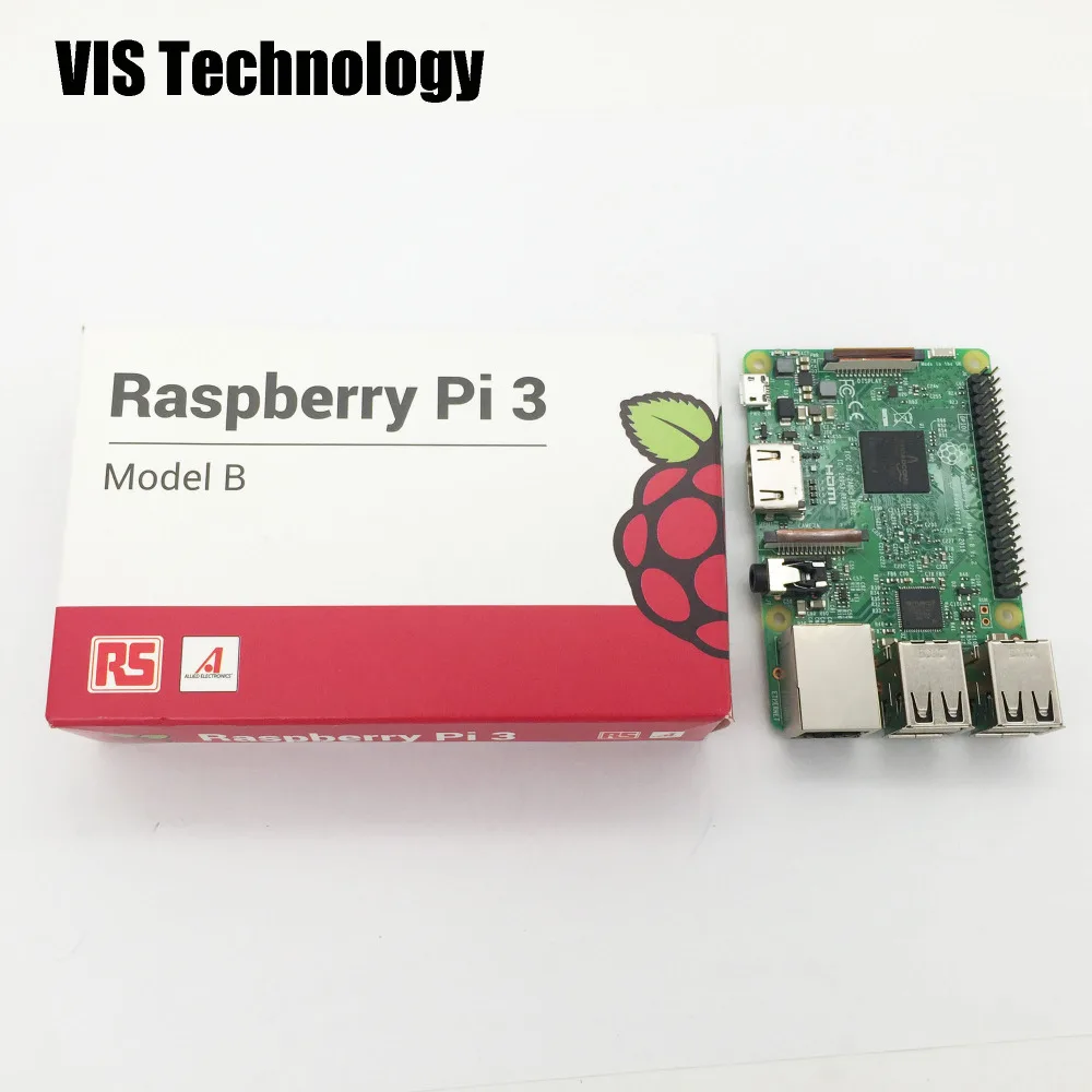 Оригинальный Raspberry PI 3 Model B 1 Гб LPDDR2 BCM2837 четырехъядерный Ras PI3 3B с Wi Fi и Bluetooth RS Версия