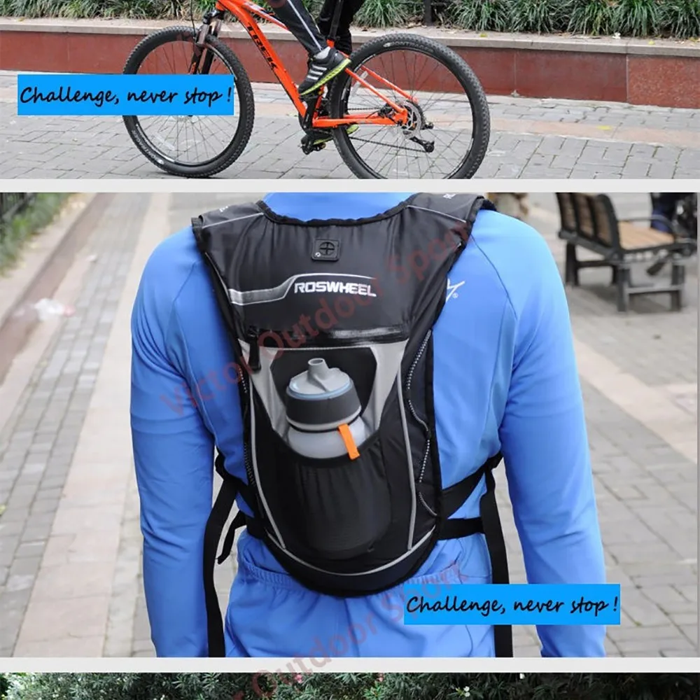 Excellent Roswheel Waterproof Cycling Backpack MTB Bike Hydration Backpack Lightweight Sport Travel Backpack Water Bag Mochila Hidratacion 20