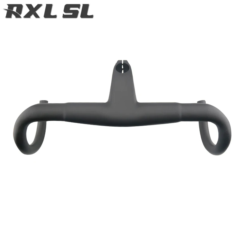 

NO LOGO Bicycle Integrated Handlebar Carbon Road Bike 400/420/440 UD Matte Racing Bike Handlebars 28.6 Handle On The Bike