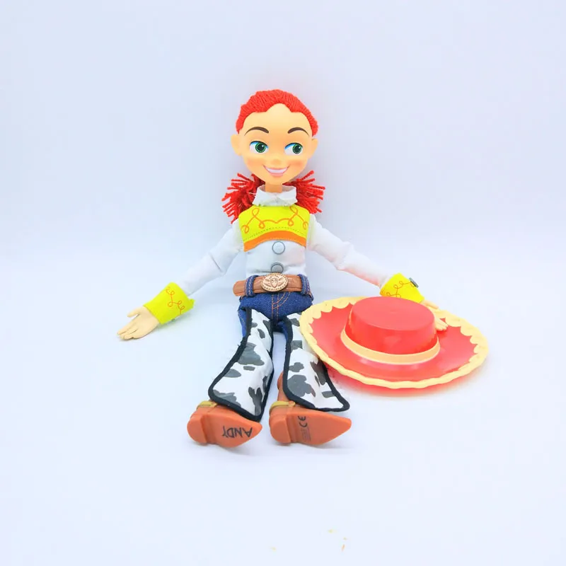 История Игрушек 4 говорящая Джесси Вуди ПВХ игрушки Фигурки Модель игрушки Детский подарок на день рождения Коллекционная кукла - Цвет: Jessie no box