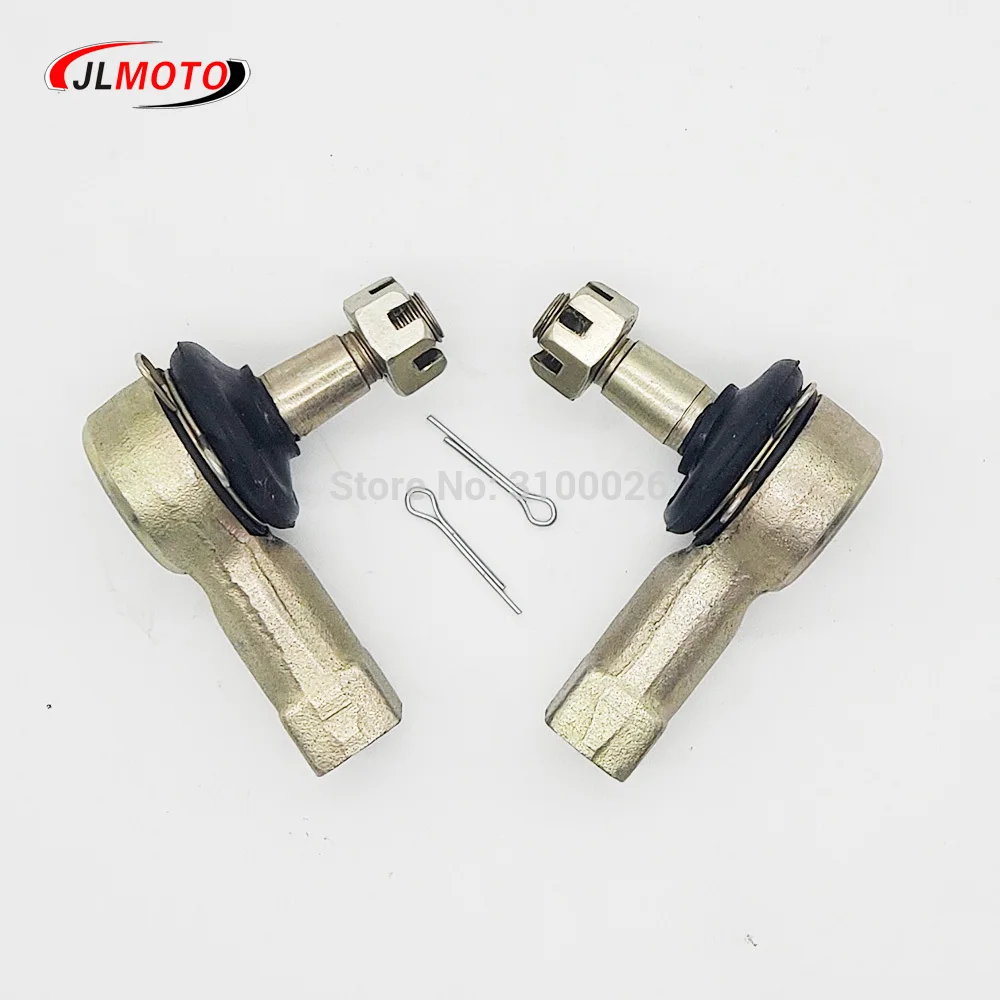 1 Pair of 12mm Round Ball Joint Tie Rod End Ball Head ATV Round 1 Pair of 12mm Round Ball Joint Tie Rod End Ball Head ATV Round