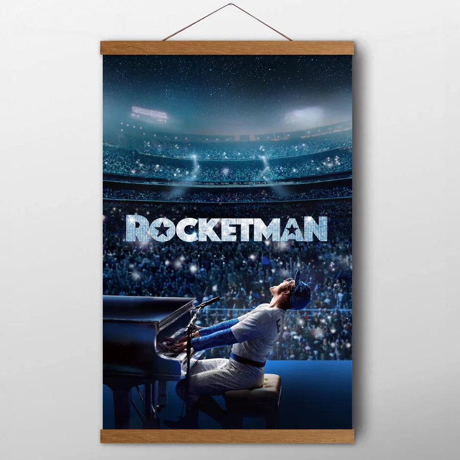 Постеры и принты фильмов Rocketman (2019) легенда о рок холст искусство свитки из