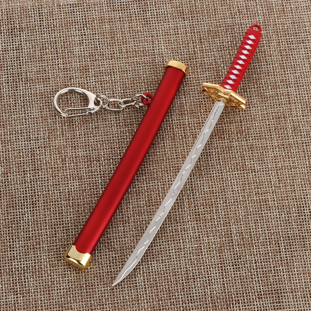 1 шт. металлический брелок унисекс в стиле аниме Наруто ювелирный Zoro Katana Пряжка