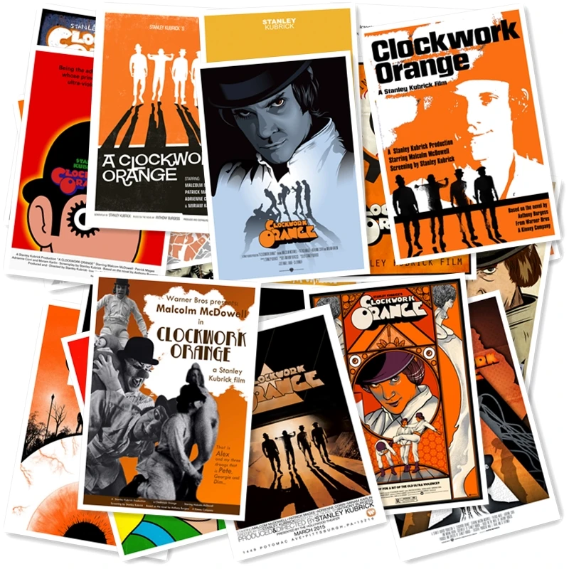 

Clockwork Orange 20/pcs PVC Series Sticker Home Decor Fridge Styling Wall Travel Suitcase Graffiti Styling