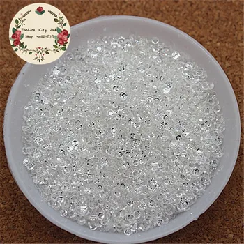 

2mm/2.5mm 5000pcs/pack Clear Transparent Resin Flatback Rhinestone Glue on Non Hotfix Rhinestone DIY nail art decoration