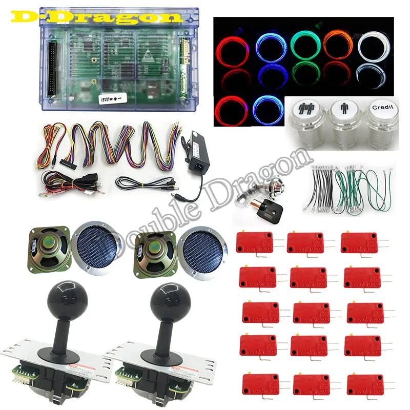 Pandora Box 6S 1388 в 1 Jamma игровой PCB DIY аркадный комплект/набор кнопочный джойстик для ретро нулевой задержки игровой машины
