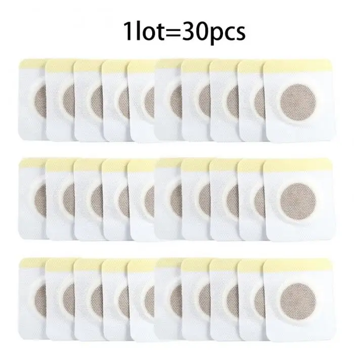 Мужские и женские 10/30 шт. Пластыри для похудения, китайская медицина, детоксикационные подушечки для похудения, клеящиеся наклейки для пупка, товары для безопасности
