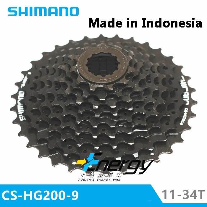 Shimano CS-HG201/30/300/400/mtb دراجة دراجة أجزاء 9 ثانية 9/27 سرعات freewheel الكاسيت حذافة 11-32/34/36 طن