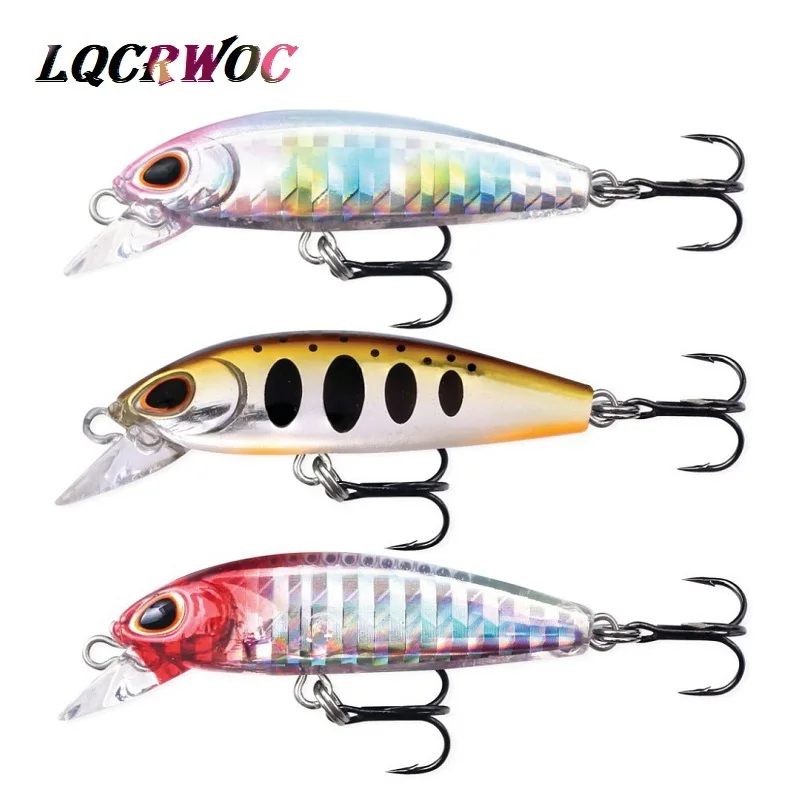 NEW 2019 Minnow 5cm fishing lures mini small bass Trout lure isca artificial wobbler hard bait