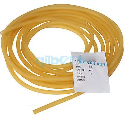 

1M Inner x Outer Diameter 4x6 5x7 5x10 6x9 8x12 9x12mm Elastic Natural Latex Rubber Band Tube for Hunting Slingshot Catapult