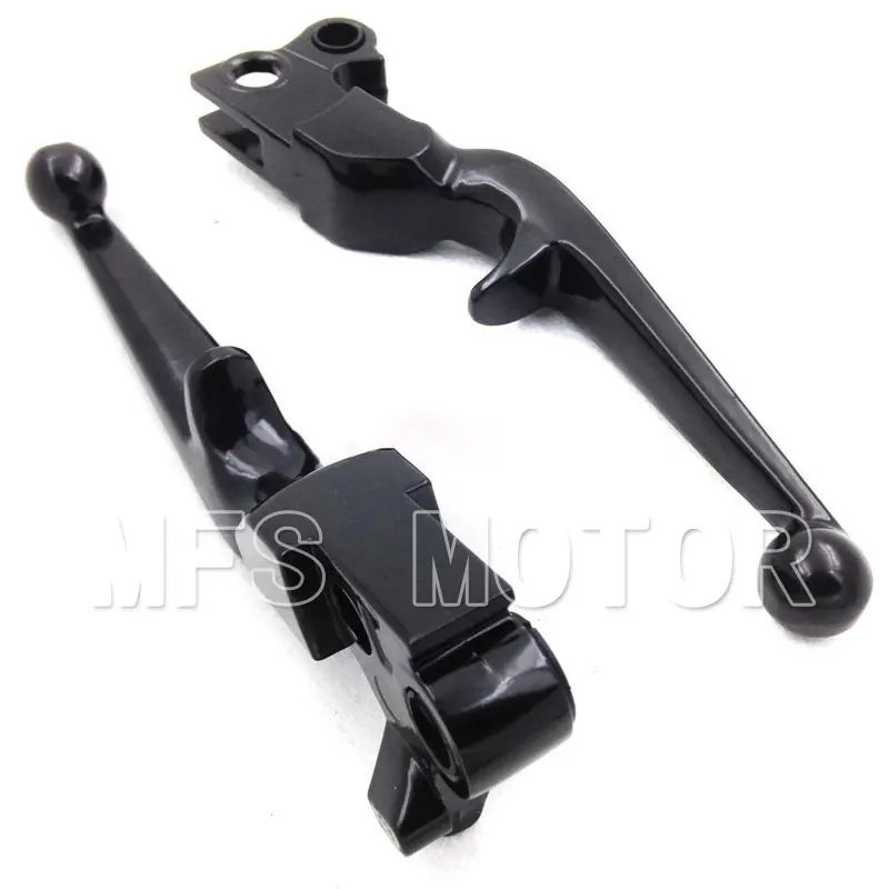 Black Hand Lever for Harley FXDL Dyna Low Rider FLHR Road King Ultra