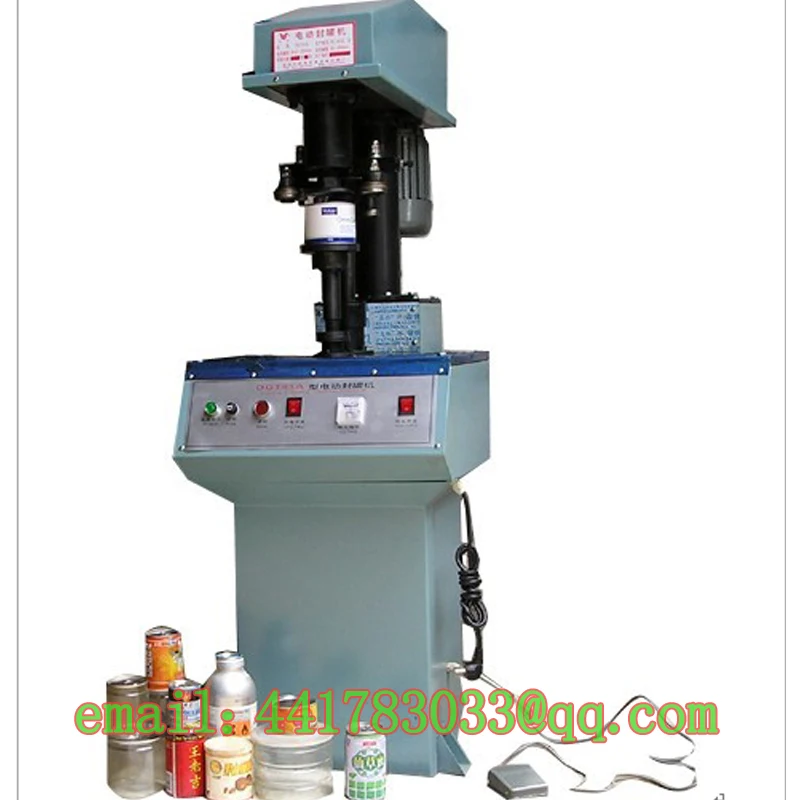 DGT41ASemi automatic sealing machine tin cans Aluminum cap sealing