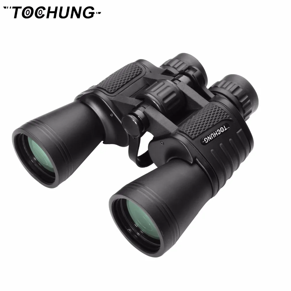 

TOCHUNG metal binoculars 10x50 professional hunting binoculars, military binoculars bak4 prism optics camping hunting scopes