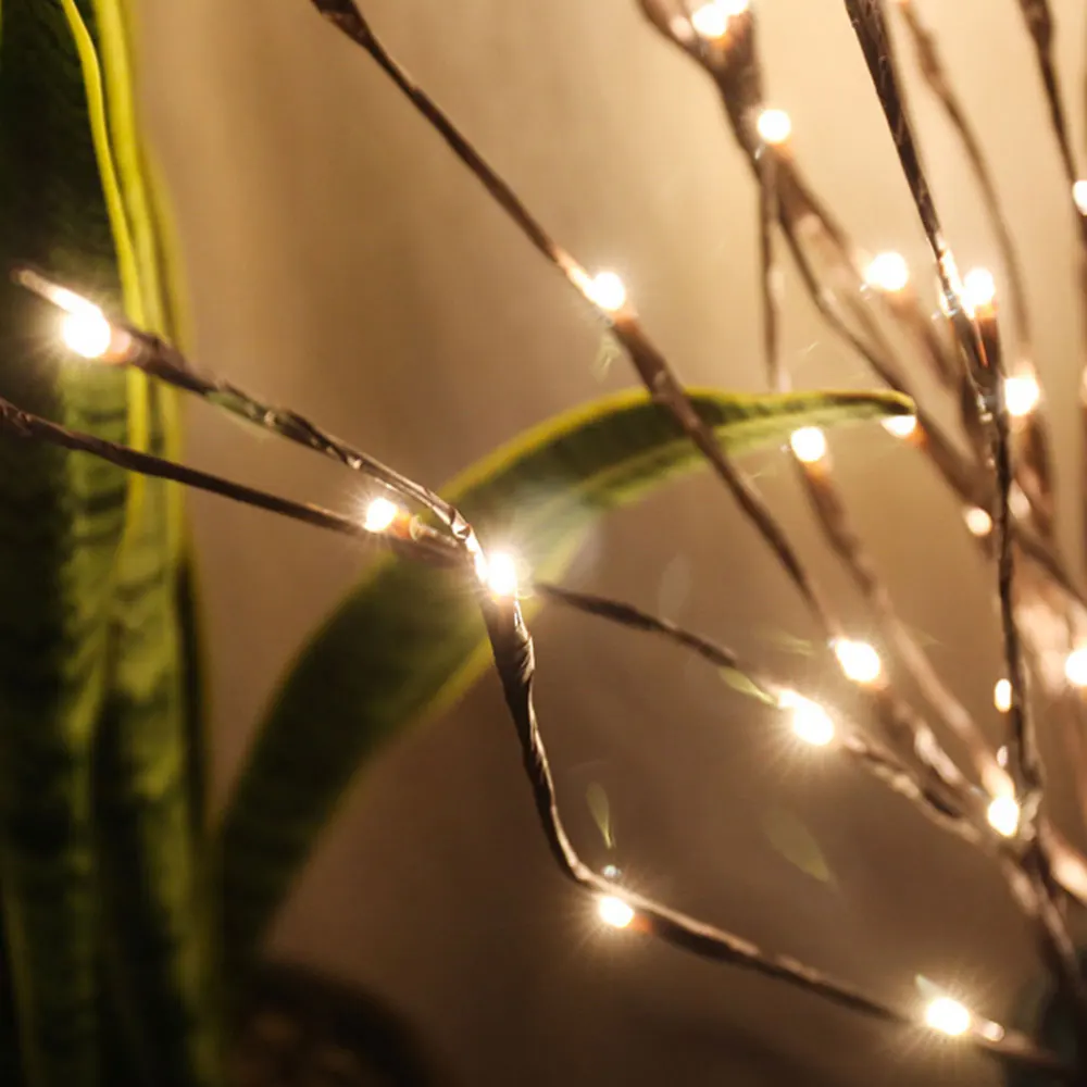 3 шт. Willow Branch лампа светодио дный Фея светодиодные ночники 20 лампы батарея питание дома Рождество День рождения Свадьба Крытый Декор MY