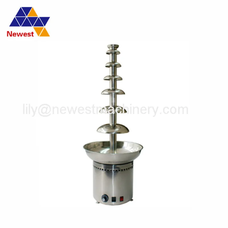 

Commercial chocolate fountain machine waterfall machine 7 layers of chocolate fondue fountain machine