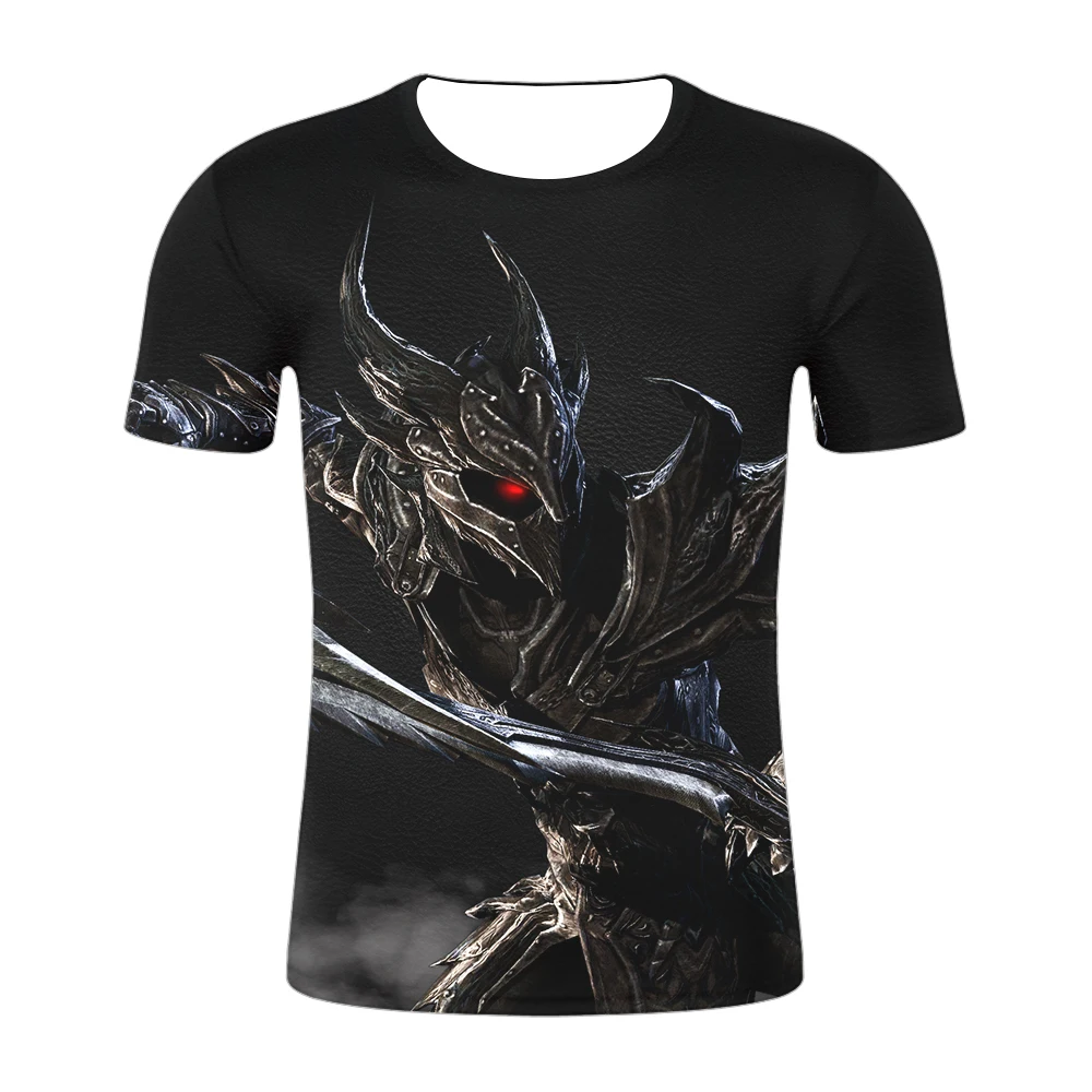 

2019 The Elder Scrolls V 3D T-shirt Men/Women Tshirt 3D Print SKYRIM Tees Tops Boys/Girls T shirt Cool Shirts Top Clothes XXXXL