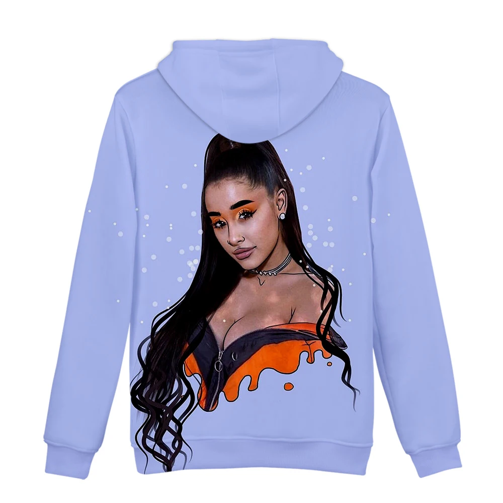 3D Ariana Grande Highstreet классная Женская и мужская одежда теплая Повседневная Harajuku крутая спасибо следующий альбом толстовки Толстовка Плюс Размер