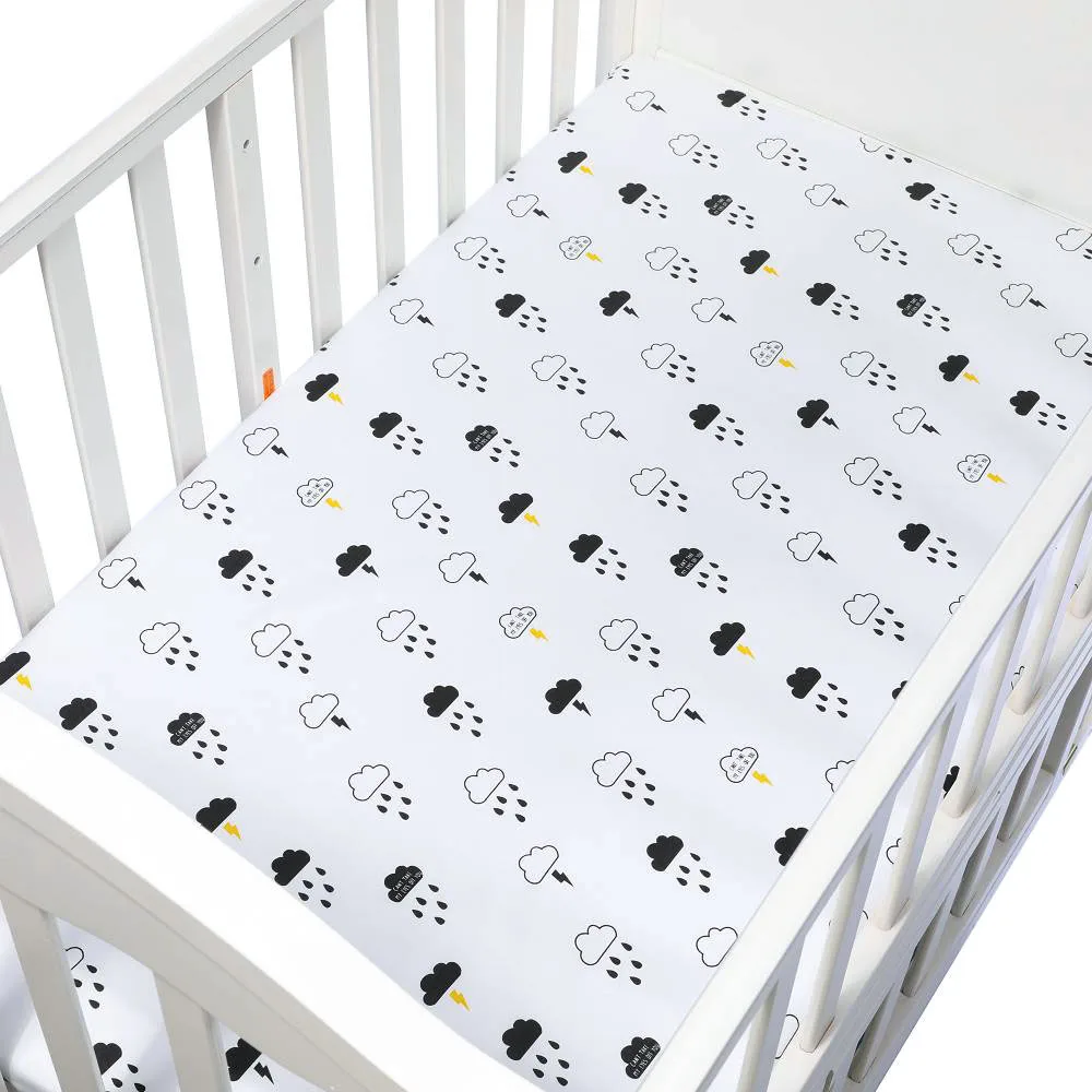 Детские мягкие бортики для кровати из хлопка, детская защита для кроватки, бамперы для кроватки с рисунком, для новорожденных, многоцветная детская кроватка, бампер, размер 130*70 см - Цвет: 022