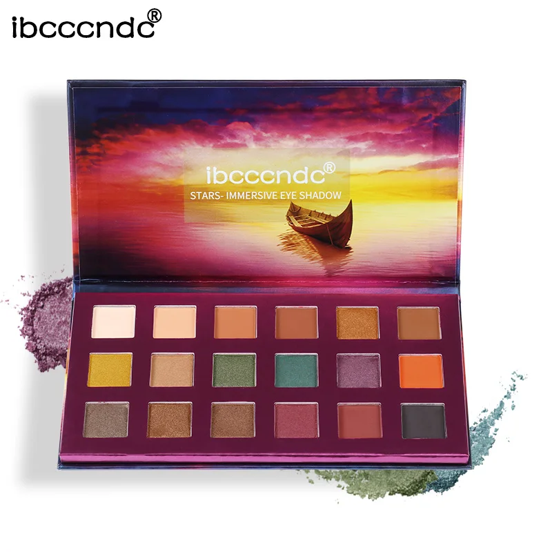 New Arrival Charming Eyeshadow 18 Color Palette Make up Matte Shimmer Pigmented Eye Shadow Powder Pro Maquillage |
