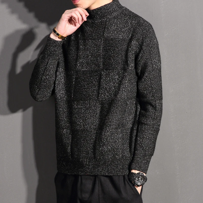 High Quality Men Cashmere Sweater Pullovers Casual Sweaters Men Large Size Outwear turtleneck Sweaters Winter Warm Sweaters
