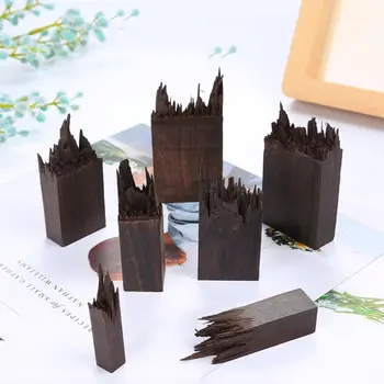 

Epoxy Resin Craft Material Ebony Art Making DIY Stamp Jewelry Making Necklace Pendant Landscape Decoration Natural Wood Multi-fu