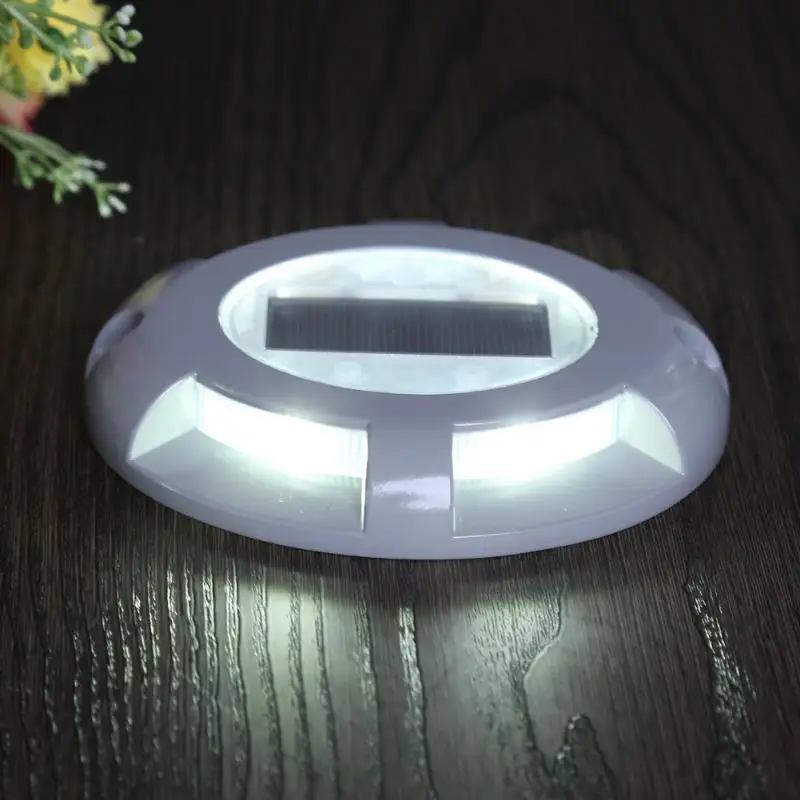 

LED Lights Waterproof IP68 Solar Power Marker Solar Light Outdoor Road Driveway Pathway Dock Path Ground Step Light White