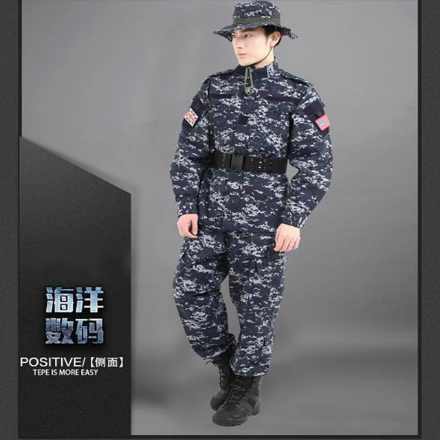 Buy US Camouflage Uniform navy military uniform Navy