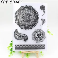 YPP CRAFT Flower Transparent Clear Silicone Stamp/Seal for DIY scrapbooking/photo album Decorative clear stamp sheets