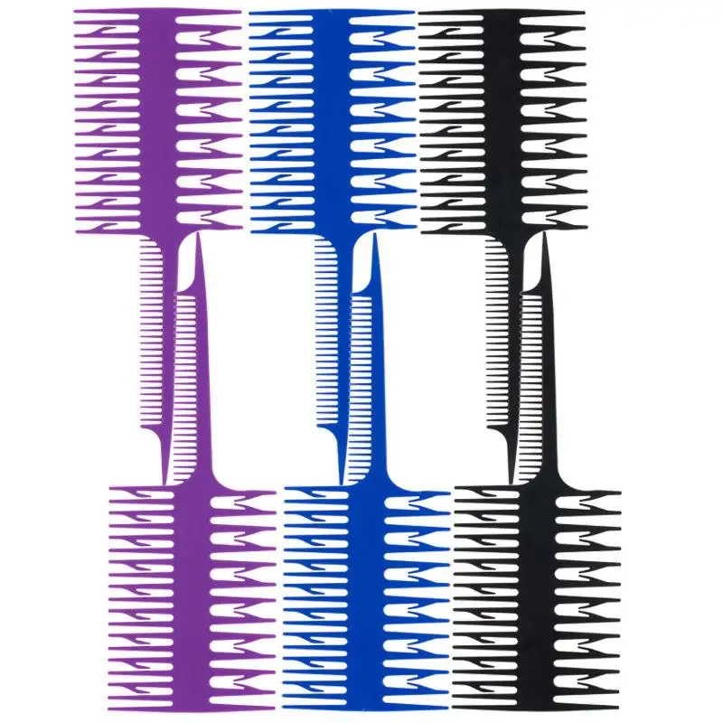 1 шт. женский гребень Updo большой зуб инструмент для окрашивания волос Салон профессиональная рыбалка в форме кости Расческа для окрашивания волос