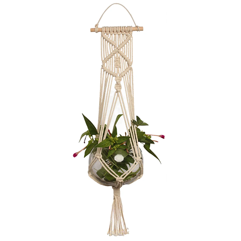 

Macrame Plant Hangers Creative Designs Handmade Indoor Wall Hanging Planter Plant Holder Modern Boho Home Decoration
