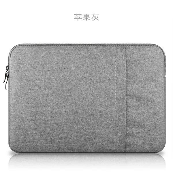 Nylon Laptop Sleeve Notebook Bag Pouch Case for Macbook Air 11 13 12 15 Pro 13.3 15.4 Retina Unisex Liner Sleeve for Xiaomi Air - Цвет: light grey