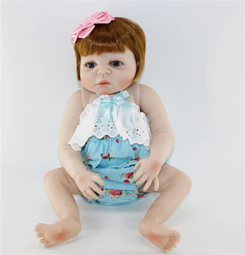 Bebes reborn girl Силиконовые Детские куклы reborn 2" 57 см настоящие Детские Новорожденные Куклы Принцесса малыш младенцы Кукла brinquedos bonecas
