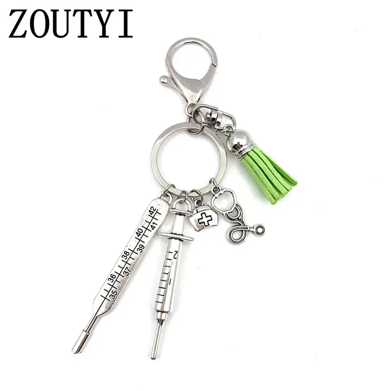 ZOUTYI 2019/Новая медицинская коробка медсестры брелок шприцевые иглы стетоскоп