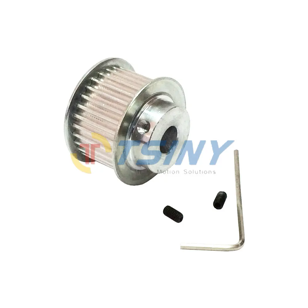 

3D Printer Accessories Pulley Wheel 3M Timing Belt Aluminium Alloy Pulley 28 Tooth Bore 6mm 8mm 12mm Pulley Width 16mm