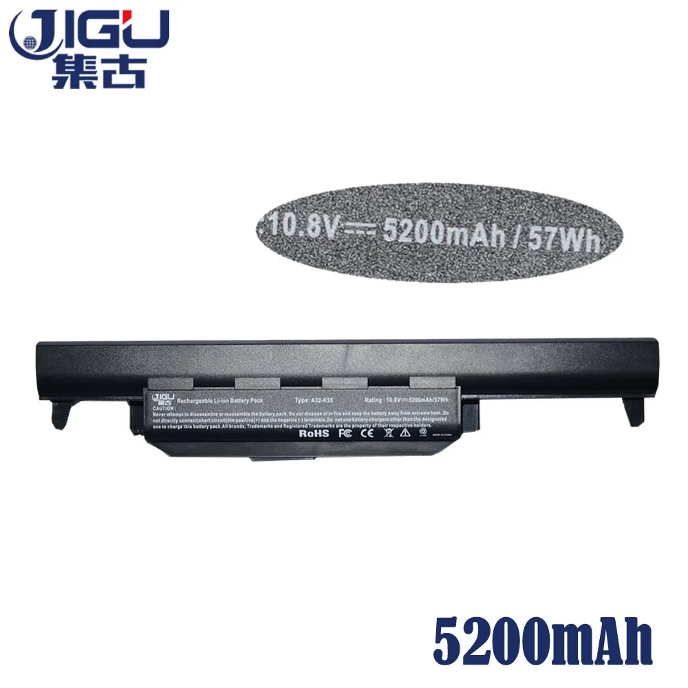 JIGU Laptop Battery A32-K55 A33-K55 A41-K55 For Asus A45 A55 A75 K45 K55 K75 R400 R500 R700 U57 X45 X55 X75 Series