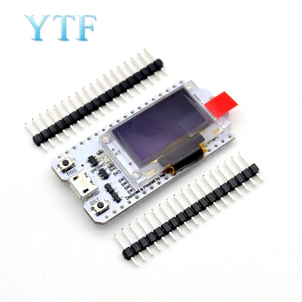 ESP32 Bluetooth wi-fi-комплект OLED синий 0,96 дюймовый дисплей модуль CP2102 32M Flash 3,3 V-7 V сетевая макетная карта для Arduino