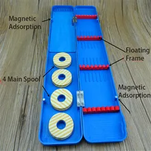 Простая многофункциональная леска, рыболовная коробка, синяя приманка, контейнер для снастей для рыбалки, пластик, Высокое Качество, Большой Космический инструмент