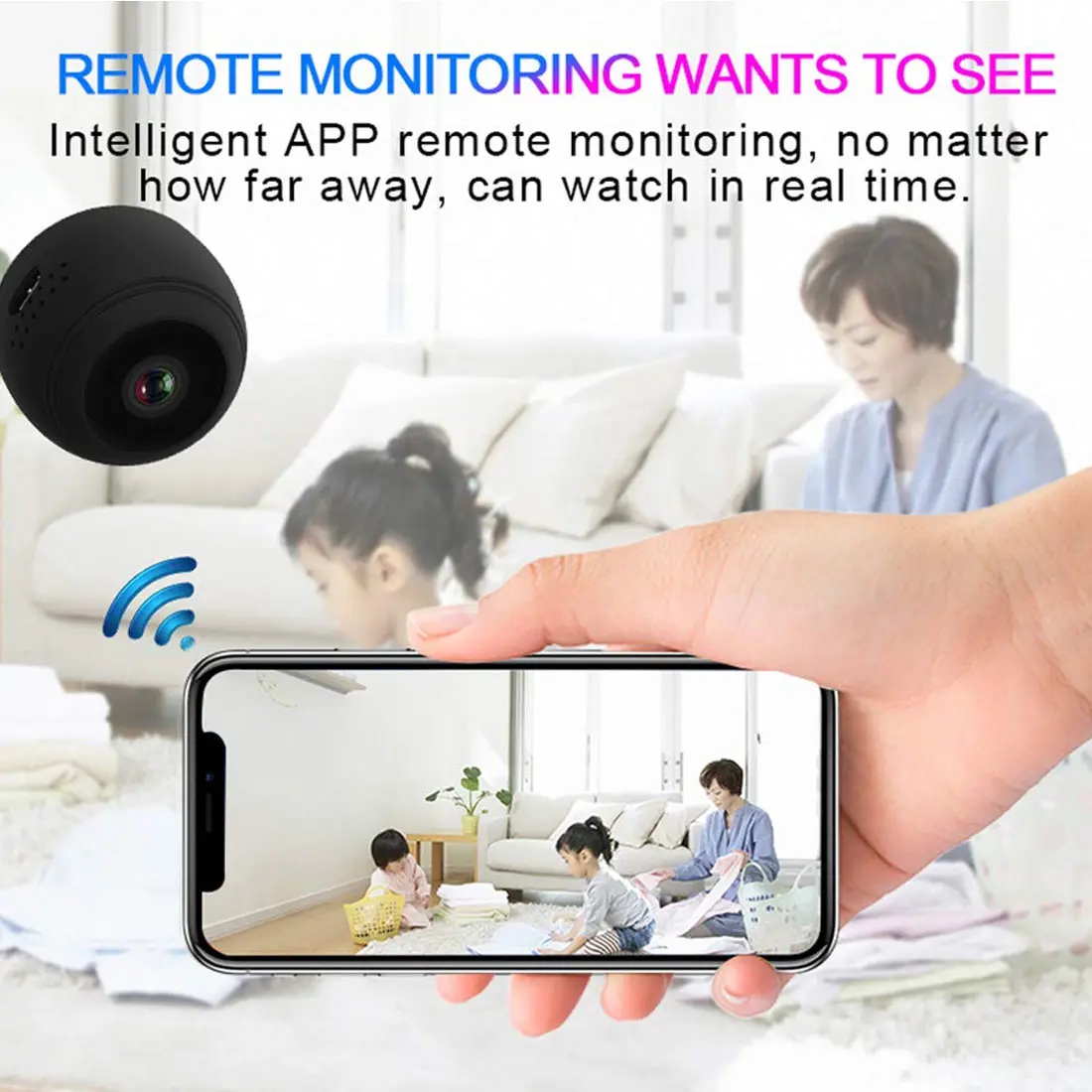 

1080P HD ip camera Mini Wireless WiFi Remote Monitor security camera Motion Detection Night Vision Home camcorder IP Camera
