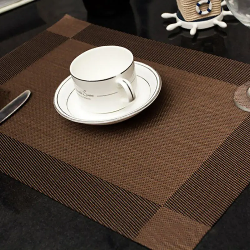 4 قطعة الحديثة تحديد الموقع الأزياء البلاستيكية طاولة طعام حصيرة منصات القرص عاء سادة الوقايات طاولة مقاومة للمياه القماش سادة زلة مقاومة سا... 4 قطعة الحديثة تحديد الموقع الأزياء البلاستيكية طاولة طعام حصيرة منصات القرص عاء سادة الوقايات طاولة مقاومة للمياه القماش سادة زلة مقاومة سا...