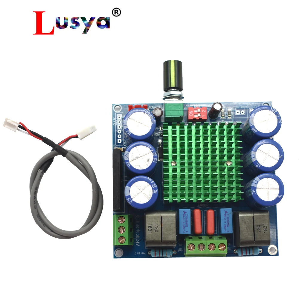 

TDA8954TH class D High Power digital power amplifier board 2.0 dual channel 2*210W 12-24V amplificador audio A7-012