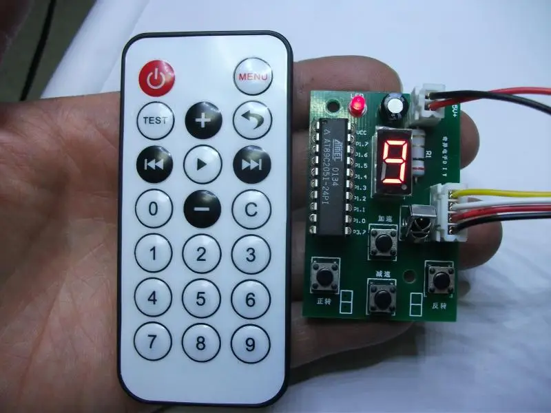 

Stepper Motor Driver 2-phase 4-wire Controller Speed Adjustable with Remote