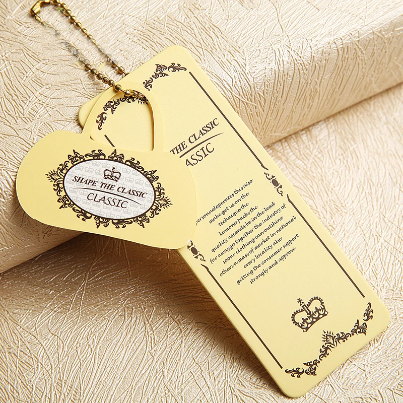 

Customized Hang Tags/hangtag/logo/Trademark manufacture/Clothing swing tag/printed tags GT031