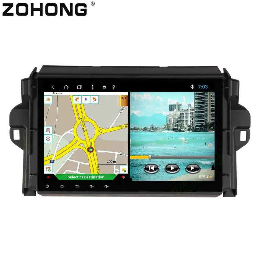 

10.2 " Android8.1 for Toyota Fortuner 2016-2018 Octa 8 Core 2G+32G Car DVD Player gps Radio Stereo Multimedia Navigation BT WIFI