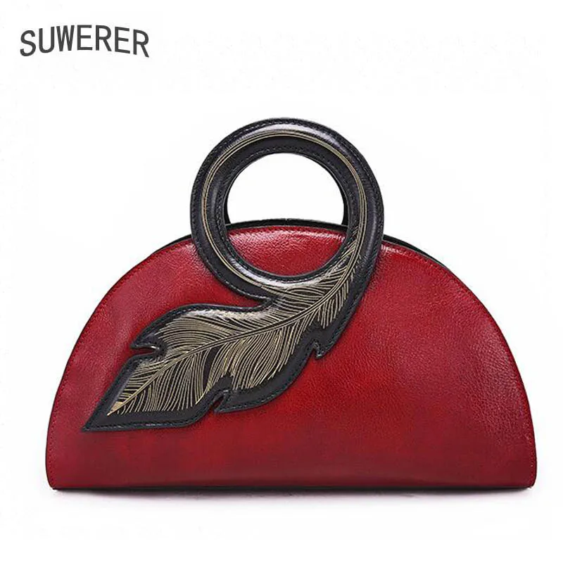 

New Superior Cowhide Handmade luxury Art bag Women Genuine Leather bags fashion luxury handbags women bags designer