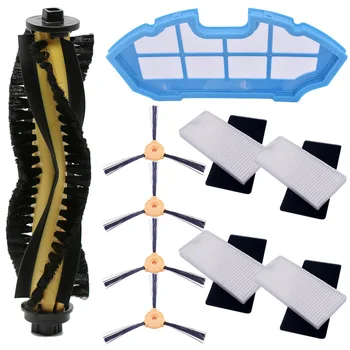

4 Hepa filters and 4 side brushes Main brush Filter for Ecovacs Deebot N79 N79S DN620 DN621 DN622 Vacuum cleaner accessories