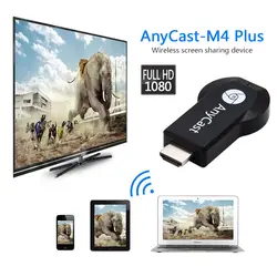 Full HD1080P HDMI Anycast Chromecast Miracast DLNA Airplay m4plus ТВ-палка WiFi Дисплей приемник ключ Поддержка Windows Andriod