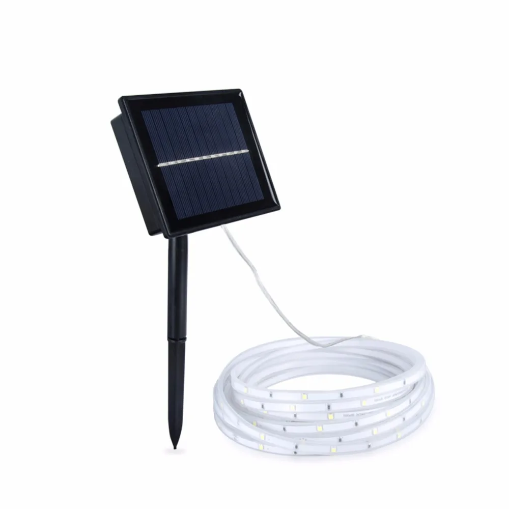 Solar Powered 100leds 5M SMD2835 RGB LED Strip Light String 6V LED