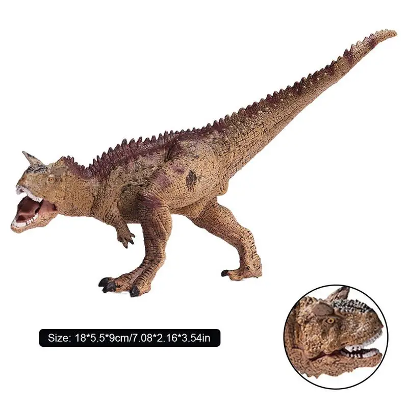 Имитация карнотавр модель солидный набор игрушечных динозавров дикий статические модели животных - Цвет: Type 4