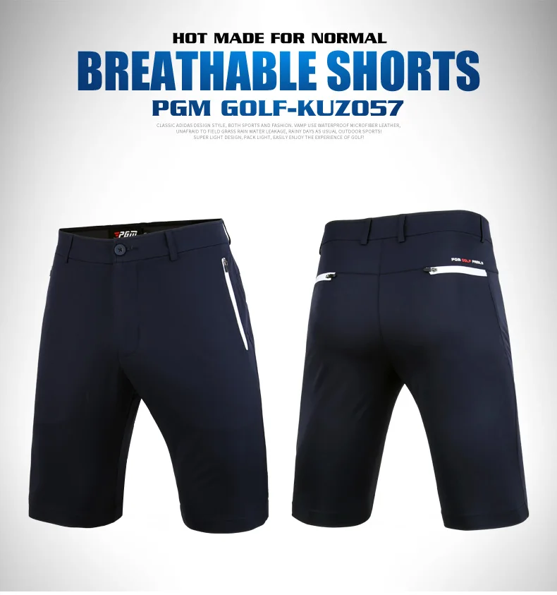 Лето новые PGM гольф шорты мужские спортивные шорты стрейч шорты боковые удобные вентиляционные отверстия