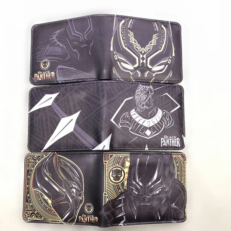 Disney Marvel Черная пантера T'Challa складной кошелек плюшевые кошельки фильм периметр